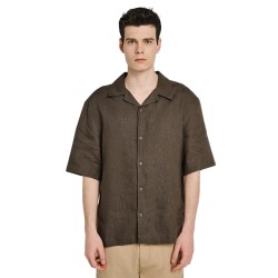 Staff Jeans Ron Man Shirt Linen Short Sleeve (61-202.055 N0049)