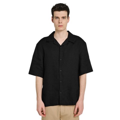 Staff Jeans Ron Man Shirt Linen Short Sleeve (61-202.055 N0090)