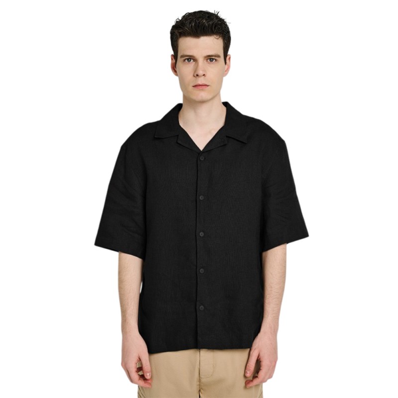 Staff Jeans Ron Man Shirt Linen Short Sleeve (61-202.055 N0090)