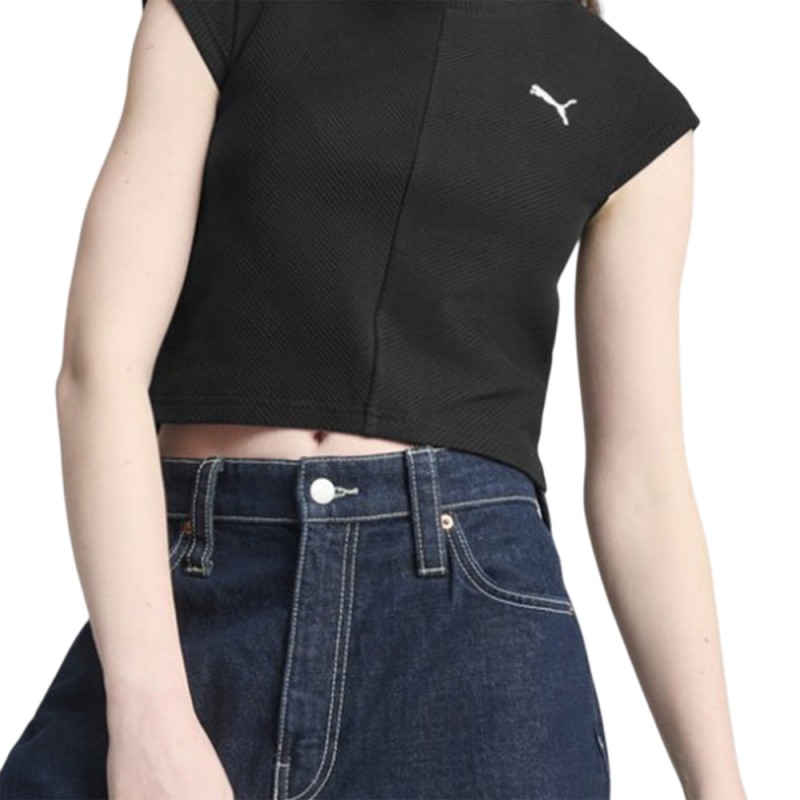 Puma WARDROBE ESS Ribbed Baby Tee (629768 01)