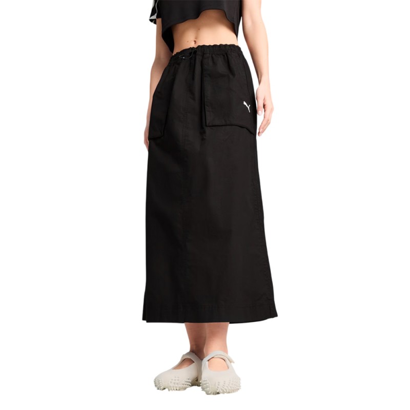 Puma FUTURE ARCHIVE Zip-Off Maxi Woven Skirt (629784 01)