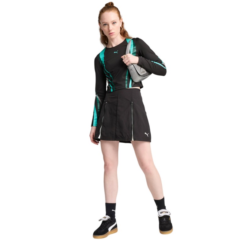 Puma DARE TO Long Sleeve Graphic Baby Tee (630810 01)