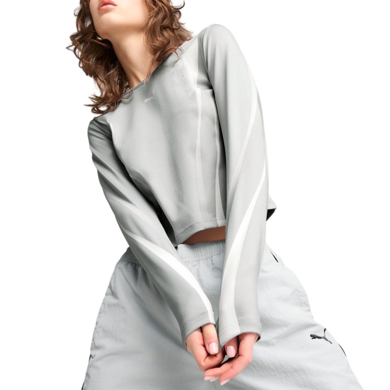 Puma DARE TO Long Sleeve Graphic Baby Tee (630810 10)