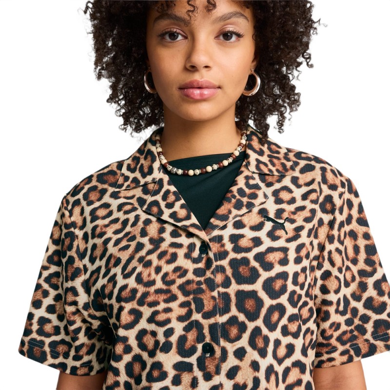 Puma LEO LUXE Relaxed AOP Shirt WV (632340 87)