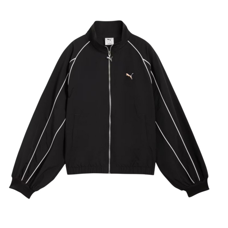 Puma T7 Balloon Sleeve Piping Relaxed Woven Track Jacket (634558 60)