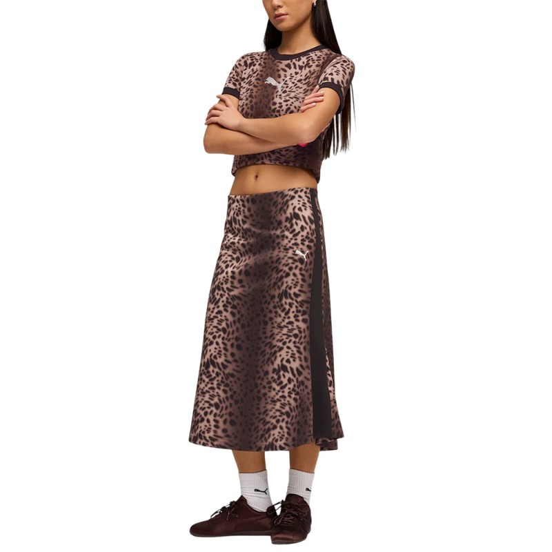 Puma T7 LEO LUXE AOP Midi Skirt (634565 01)