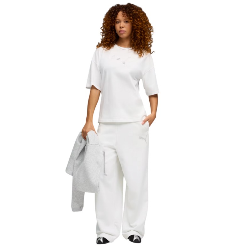 Puma ESS GRAPHICS LEO LUXE Bedazzled Oversized Tee (634566 02)