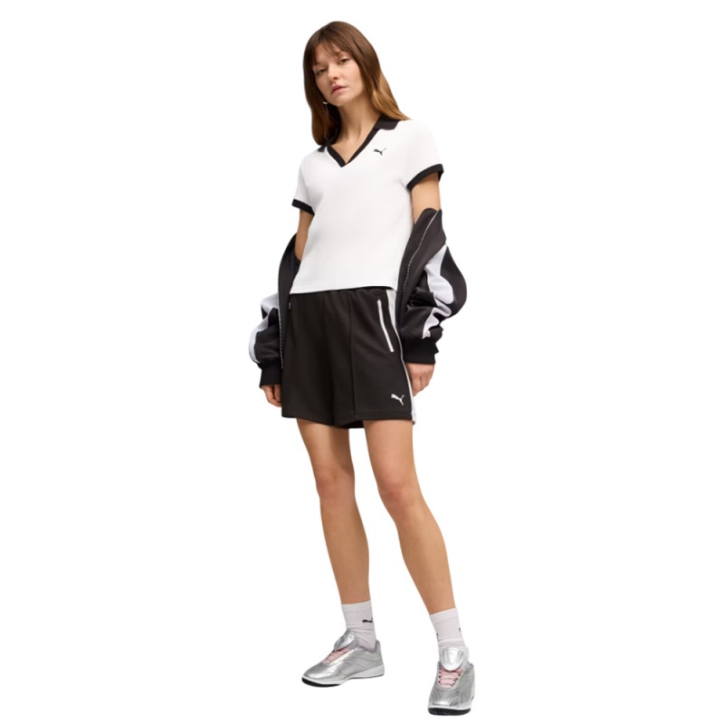 Puma T7 Relaxed Pintuck Shorts 4 (634620 01)