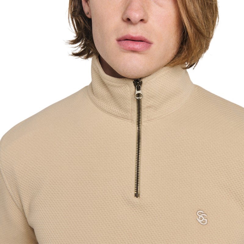 Staff Jeans Nerdom Man Half Zip Sweatshirt (64-108.056 N0087) Staff Jeans Nerdom Man Half Zip Sweatshirt (64-108.056 N0087)