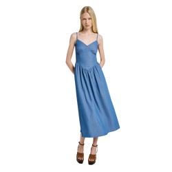 Staff Jeans Iro Denim Long Dress (67-002.055 Ν0172)