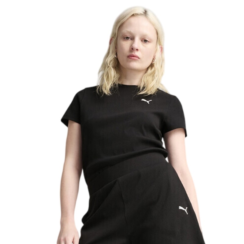 Puma ESS ELEVATED High-Rise Rib Shorts 5inch