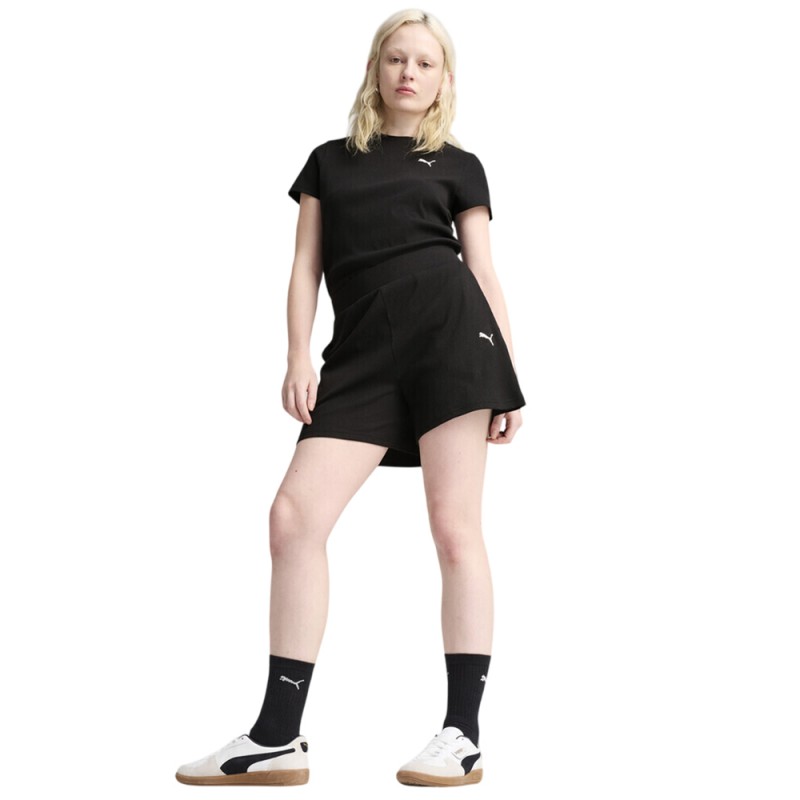 Puma ESS ELEVATED High-Rise Rib Shorts 5inch