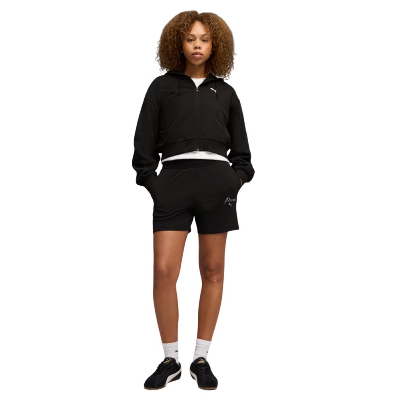 Puma ESS SCRIPT High-Waist Shorts 5 inch (691762 01)