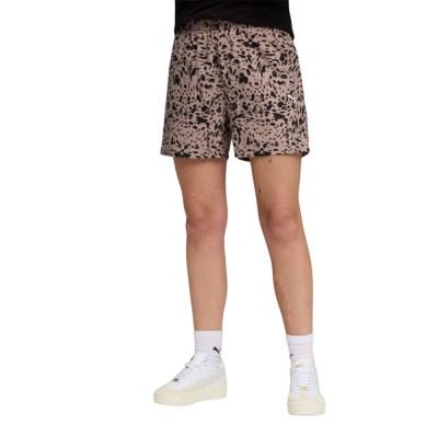 Puma ESS GRAPHIC Animal High-Rise AOP Woven Shorts 4 inch (691823 88)