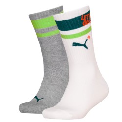 Puma KIDS HERITAGE STRIPE CREW SOCK 2P (701228103 001)