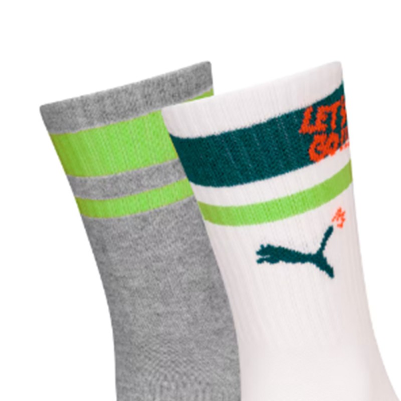 Puma KIDS HERITAGE STRIPE CREW SOCK 2P (701228103 001)