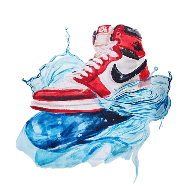 Nike JDB AJ1 WAVE SS TEE (95F043-001)