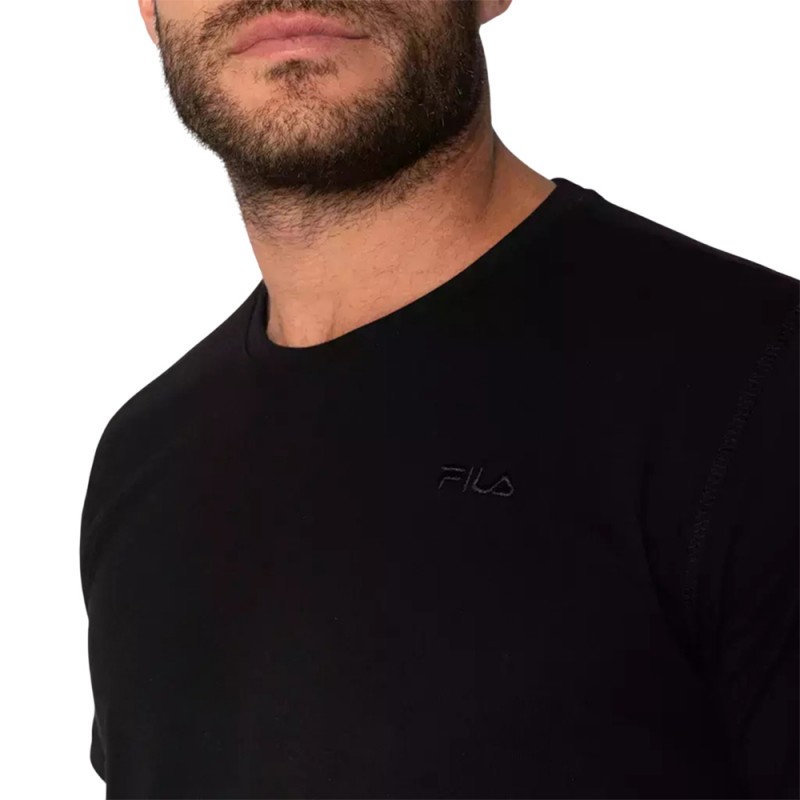 Fila T-Shirt Short Slv (APCDMS25003 BLACK)