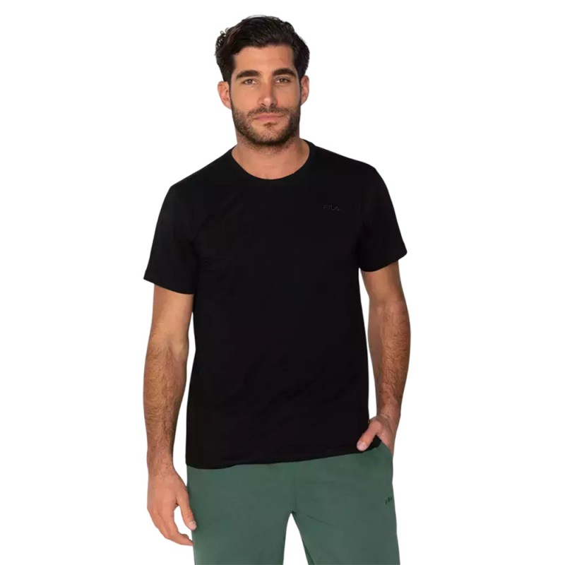 Fila T-Shirt Short Slv (APCDMS25003 BLACK)