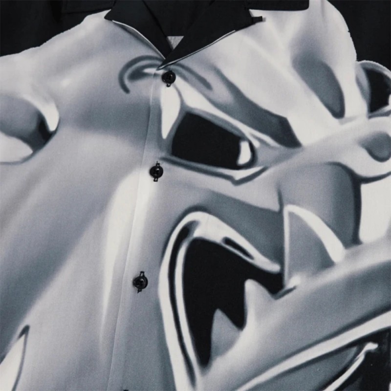 HUF BIG DAWG S/S RESORT SHIRT (BU00231 BLACK)