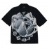 HUF BIG DAWG S/S RESORT SHIRT (BU00231 BLACK)
