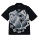HUF BIG DAWG S/S RESORT SHIRT (BU00231 BLACK)