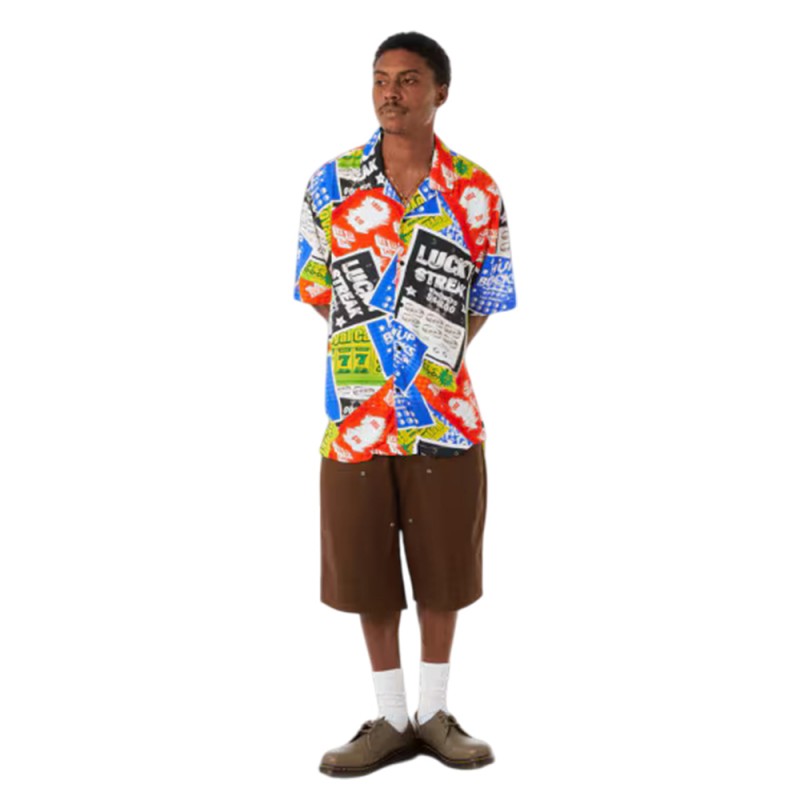 HUF LUCKY S/S RESORT SHIRT (BU00232 MULTI)