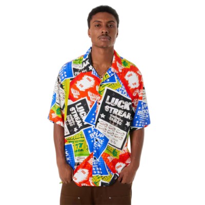 HUF LUCKY S/S RESORT SHIRT (BU00232 MULTI)