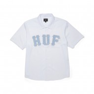 HUF ARCH MESH BUTTON UP (BU00237 WHITE)