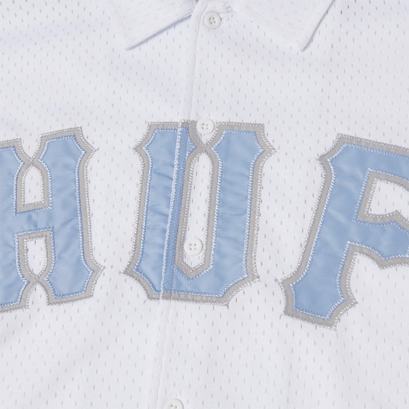 HUF ARCH MESH BUTTON UP (BU00237 WHITE)