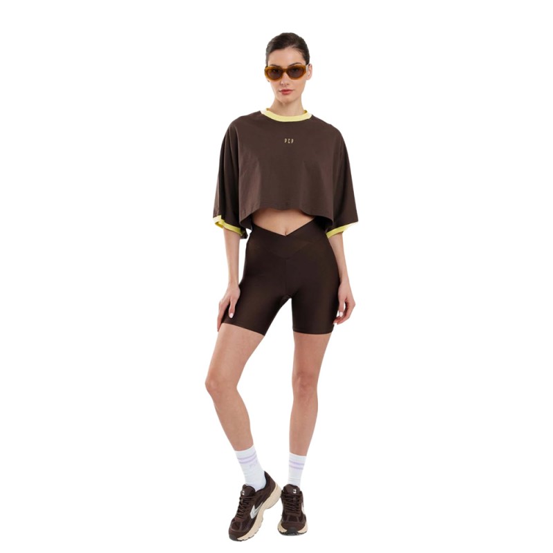 PCP SLOUCHY CROP ΜΠΛΟΥΖΑΚΙ ΤΟΠ (CROP0003 Brown)