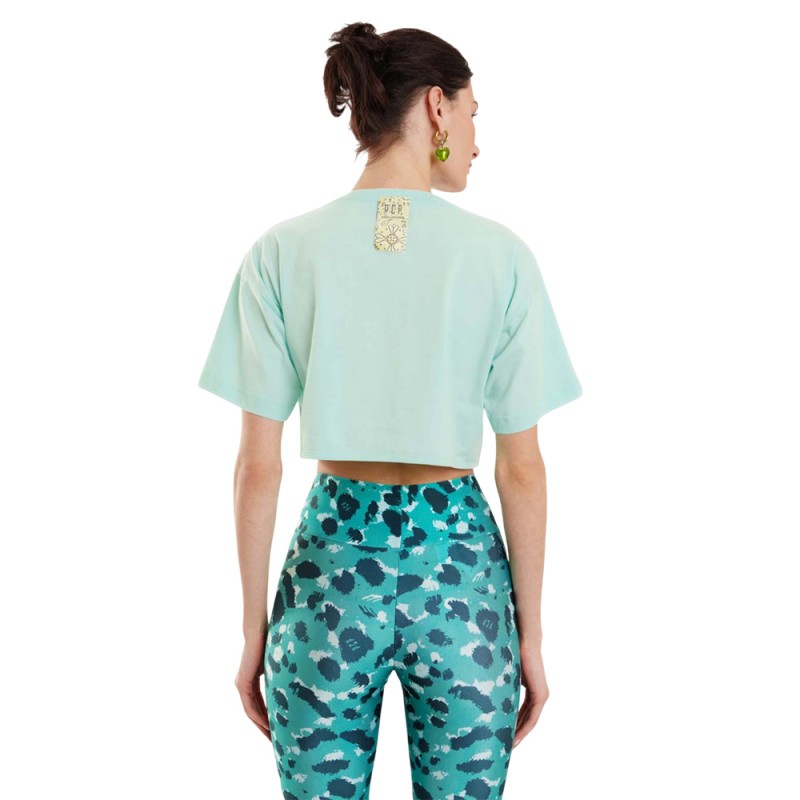PCP AMELIE CROP T-SHIRT ΜΠΛΟΥΖΑΚΙ ΤΟΠ (CROP0009 Mint)