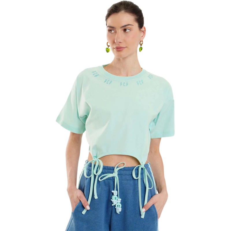PCP AMELIE CROP T-SHIRT ΜΠΛΟΥΖΑΚΙ ΤΟΠ (CROP0009 Mint)