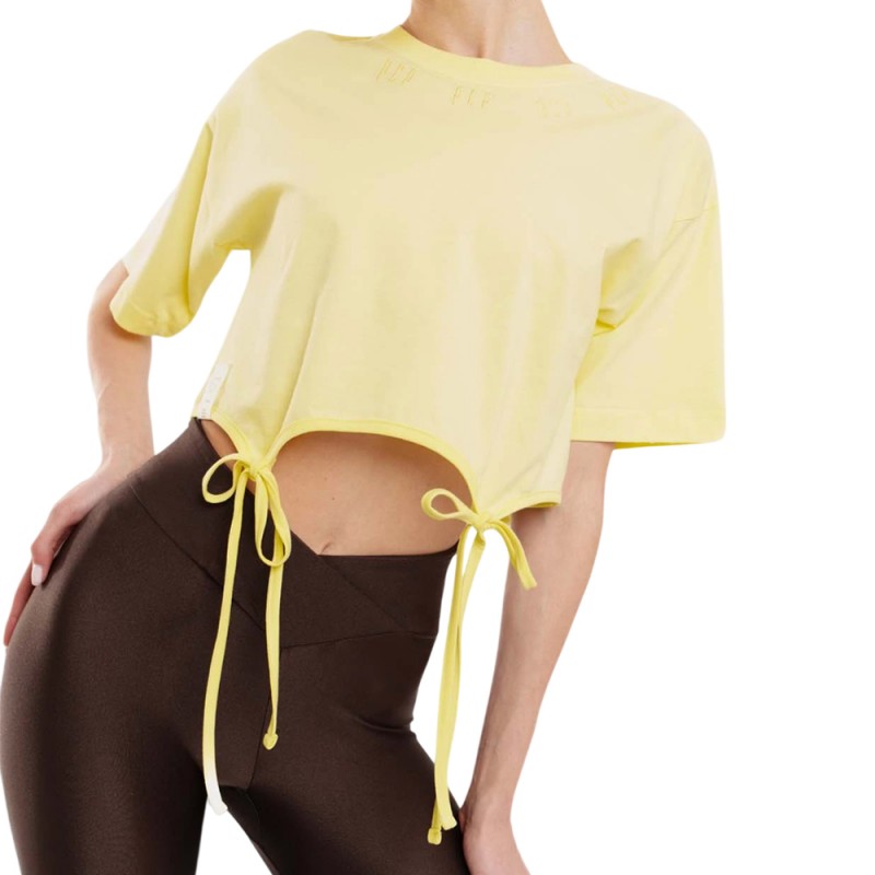 PCP AMELIE CROP T-SHIRT ΜΠΛΟΥΖΑΚΙ ΤΟΠ (CROP0009 Yellow)