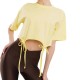 PCP AMELIE CROP T-SHIRT ΜΠΛΟΥΖΑΚΙ ΤΟΠ (CROP0009 Yellow)