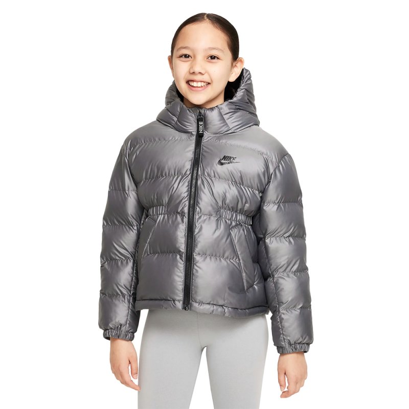Nike Sportswear Older Kids' (Girls') Synthetic-Fill Hooded Jacket (DR0452-010)