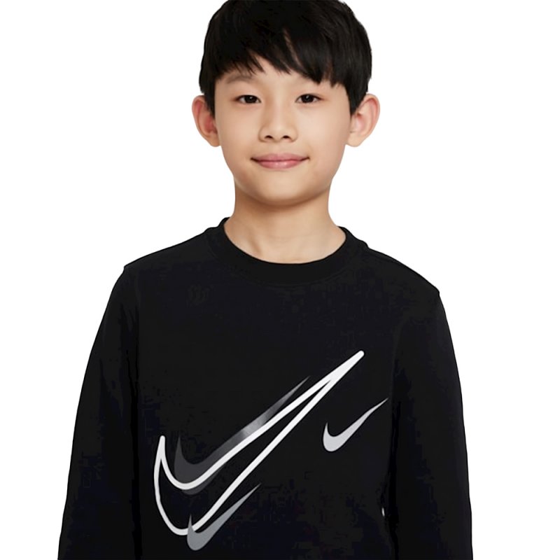 Nike Sportswear Fleece Crew Παιδική Μπλούζα Φούτερ (DX2296-010)