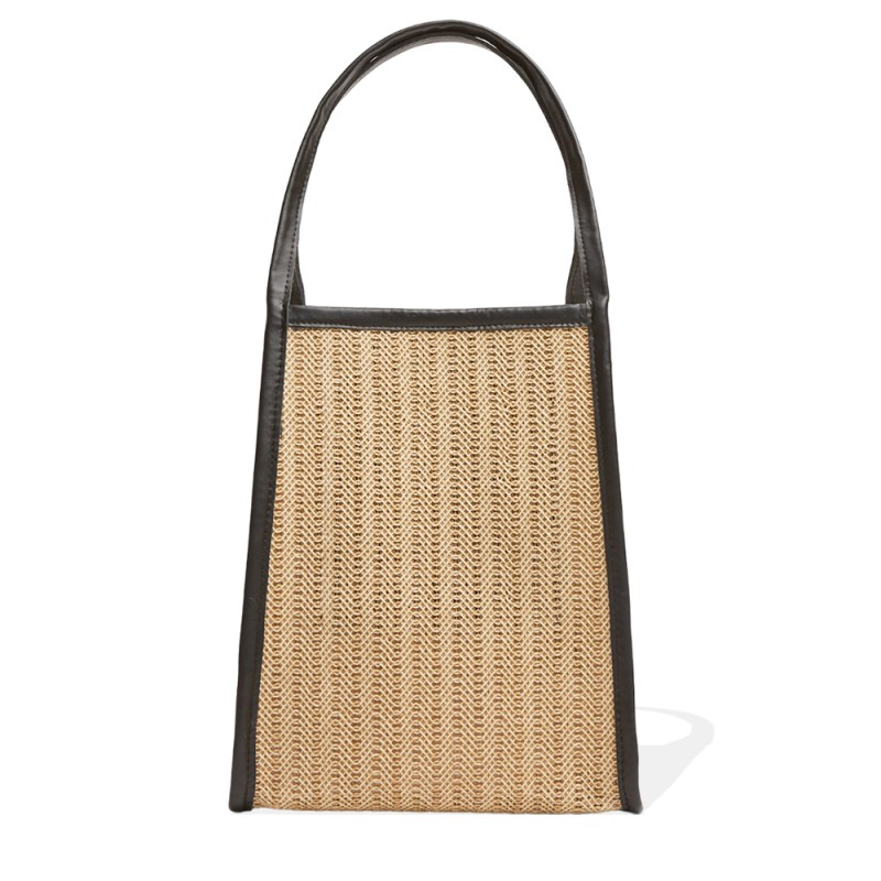 Elena Athanasiou Natural Straw Tote Bag (EA-140 Beige)
