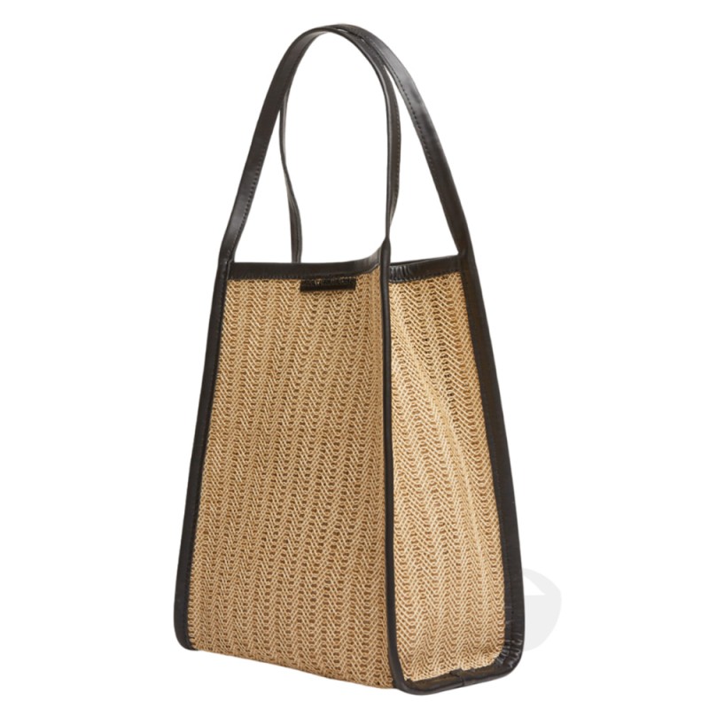Elena Athanasiou Natural Straw Tote Bag (EA-140 Beige)