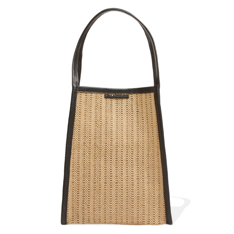Elena Athanasiou Natural Straw Tote Bag (EA-140 Beige)