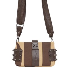 Elena Athanasiou City Lady Clutch BAG EA logo (EA-157 Vanilla)