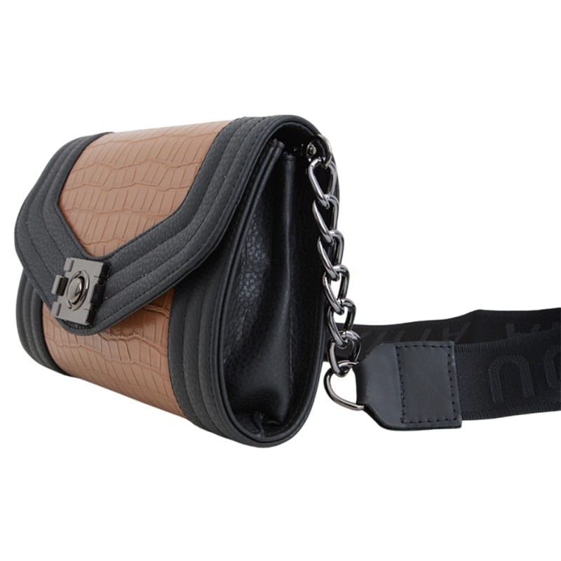 Elena Athanasiou Streetline Clutch Croco (EA-164 Cognac)