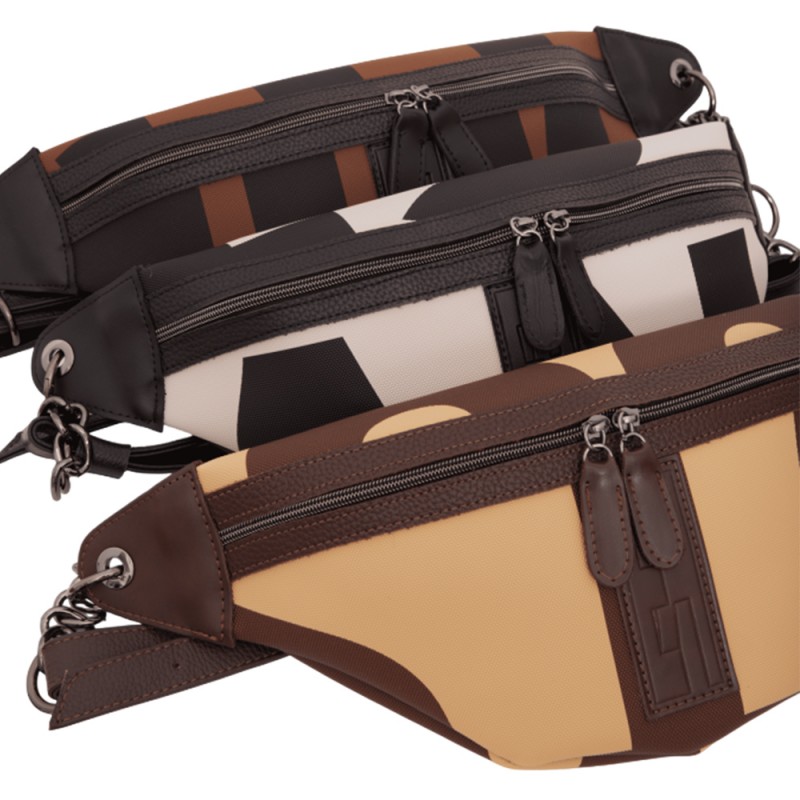 Elena Athanasiou Body Bag EA Logo Small Τσάντα Χιαστί (EA-171 Beige)