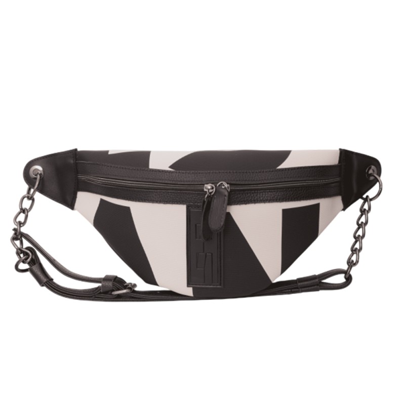 Elena Athanasiou Body Bag EA Logo Small Τσάντα Χιαστί (EA-171 Beige)