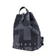 Elena Athanasiou Black N’ Metal EA Logo Backpack (EA-172 Grey-Nikel)