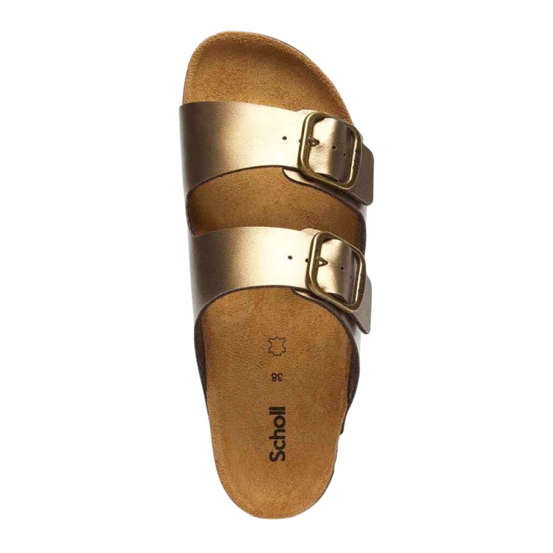 SCHOLL JOSEPHINE  EVA SANDAL BRONZE  ΠΑΠΟΥΤΣΙ ΓΥΝΑΙΚΕΙΟ (F321661010 1010)