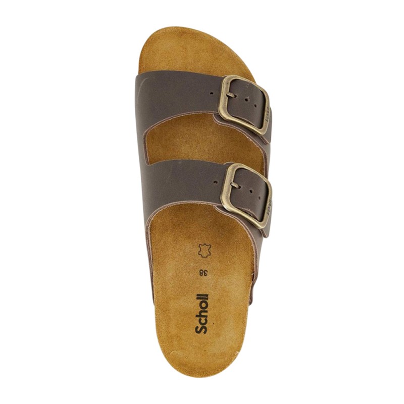 SCHOLL JOSEPHINE  EVA SANDAL BROWN  ΠΑΠΟΥΤΣΙ ΓΥΝΑΙΚΕΙΟ (F321671011 1011)