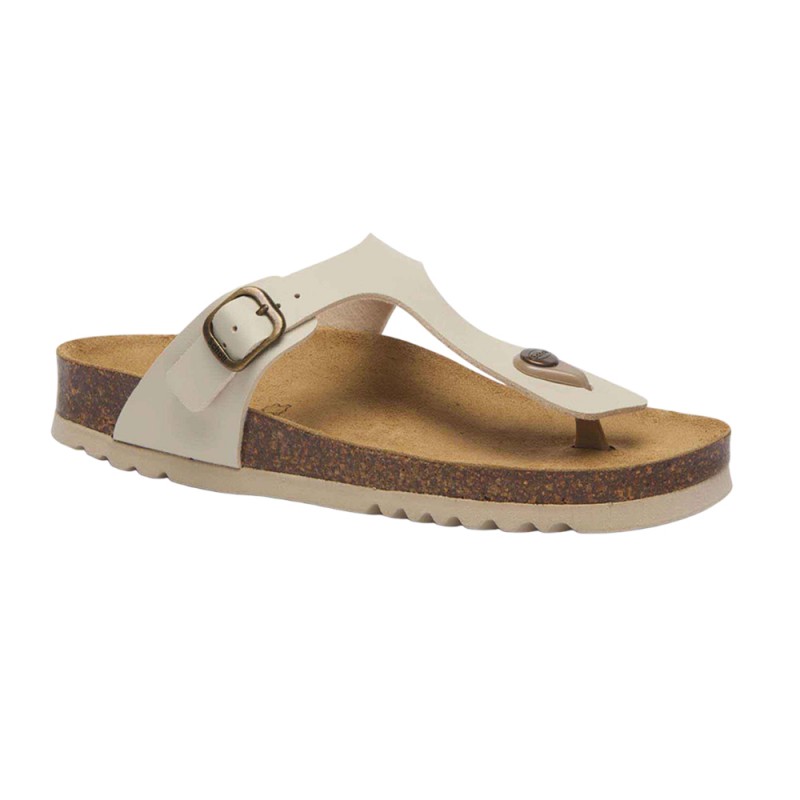 SCHOLL NICOLE EVA FLIP FLOP IVORY  ΠΑΠΟΥΤΣΙ ΓΥΝΑΙΚΕΙΟ (F321751030 1030)