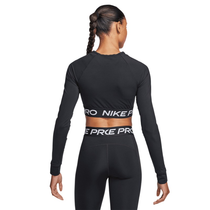 Nike Women's Dri-FIT Cropped Long-Sleeve Top (FV5484-010)