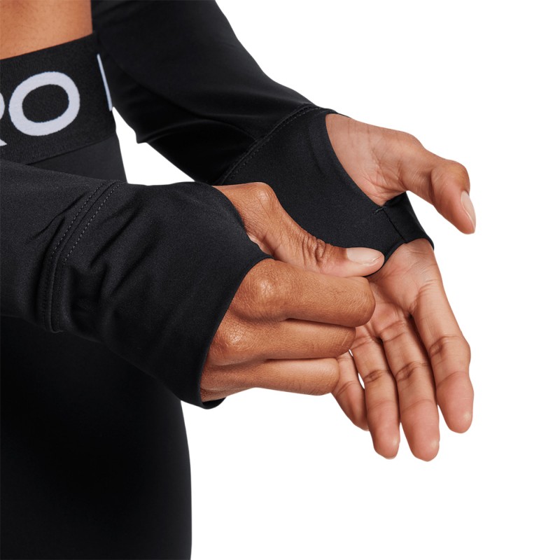 Nike Women's Dri-FIT Cropped Long-Sleeve Top (FV5484-010)